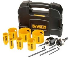Gręžimo karūnų komplektas DeWalt DT90353-QZ; 22-68 mm; 11 vnt.