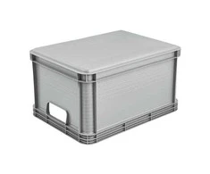 Dėžė transportavimui / sandėliavimui / žaislams Keeeper 1088213000000, 20 l, pilka, 40 x 30 x 22 cm