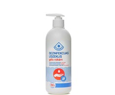 DEZINFEKCIJOS PRIEMONĖ, gelis rankoms, etanolis 70%, 500 ml