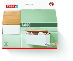 Dėžutė Tesa BABOO 40522-00000-0, balta sp., 10.2 cm x 11 cm x 24.2 cm