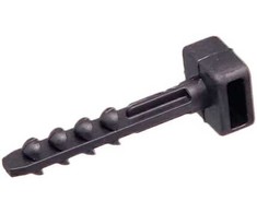 Kaištis 6x40, juodas, 10 vnt.
