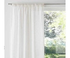 Dieninės užuolaidos Domoletti Voile W191-70008, kreminės, 280 cm x 260 cm