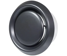 Drėkintuvas Difuzors Europlast VD125A, antracīta, 125 mm