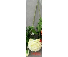 Domoletti Dirbtinė rožė balta 49CM