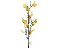Dirbtinė šakelė Domoletti Spring. geltona. 71 cm