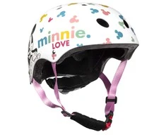 Disney Skrituļslidotāja ķivere Seven Minnie, 54-58 cm, balta krās.