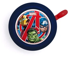 Disney Dviračio skambutis Marvel Avengers, metalas, mėlyna sp./įvairių spalvų