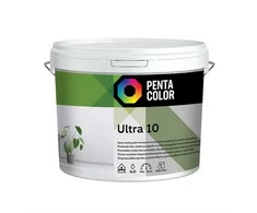 Pentacolor emulsiniai dažai PENTACOLOR ULTRA 10 balti 5 l