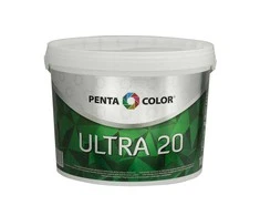 Dispersiniai dažai Pentacolor Ultra 20, balta sp., 10 l
