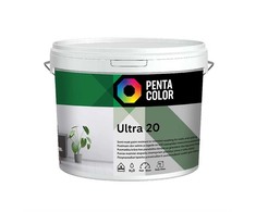Dispersiniai dažai Pentacolor Ultra 20, balti, 3 l