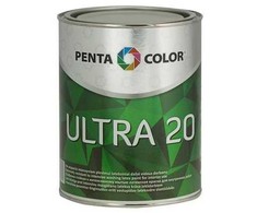 Dispersiniai dažai Pentacolor Ultra 20, balti, 1 l