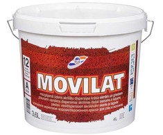 Dispersiniai dažai Rilak Movilat 12, balta sp., 3.6 l