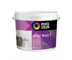 Dispersiniai dažai Pentacolor Acryl 7, balti, 3 l