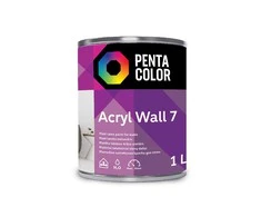 Dispersiniai dažai Pentacolor Acryl 7, balti, 1 l