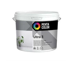 Dispersiniai dažai Pentacolor Ultra 3, balti, 5 l