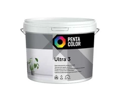 Dispersiniai dažai Pentacolor Ultra 3, balti, 5 l