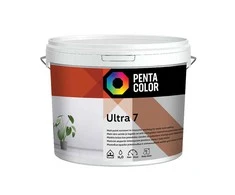 Dispersiniai dažai Pentacolor Ultra 7, balti, 10 l