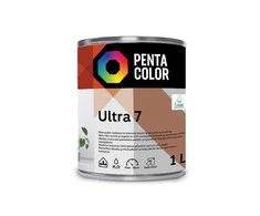 Dispersiniai dažai Pentacolor Ultra 7, balti, 1 l