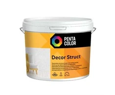 Dispersiniai tekstūriniai dažai Pentacolor Decor, baltos spalvos, 10 l