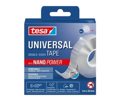 Divpusējā līmlente Tesa Universal, divpusējs, 3 m x 30 mm