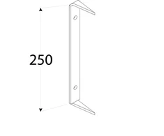 DMX Apkaba KLM 250x5mm montavimui