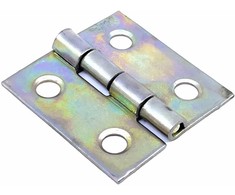 DMX Šarnyras ZS 20x17x0,5 mm plieno žalvaris (10 vnt. komplektas)