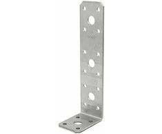 DMX Montavimo kampas, 150 x 50 x 35 x 2,5 mm, su papildomomis skylėmis 20 vnt.
