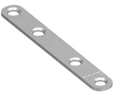 DMX Plokščiasis sujungimas FLW100 96,5x13x2,0 mm, pakuotėje 4 vnt.,