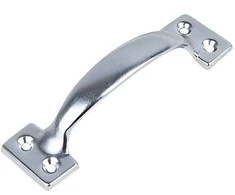 DMX Durų rankena UNB 120 cinkuota 120x33x1.3mm