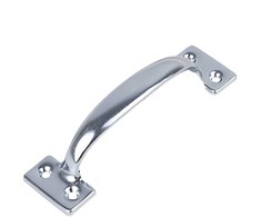 DMX Vartų rankena UNB 160, 160 x 47 x 1,3 mm, cinkuota