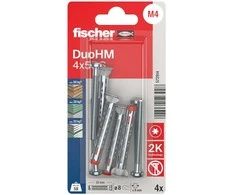 Ravensburger Tuščiavidurių konstrukcijų kaištis DuoHM 4x55 S PH TX, Fischer, 4 vnt.