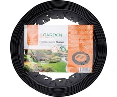 Dobes apmale Garden Center, 1000 cm x 3.8 cm x 3.8 cm, melna krās.