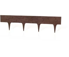 Lovos apvadas Garden Center Akmens spalvos, 237 cm x 20 cm, rudas, 3 vnt.
