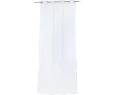 Domoletti Dieninė užuolaida SOFIA, su žiedais, baltos sp., 140 x 260 cm, 100% poliesteris
