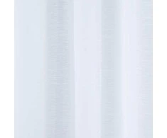Domoletti Dieninė užuolaida SOFIA, su žiedais, baltos sp., 140 x 260 cm, 100% poliesteris