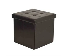 Domoletti Puff B897B XYF2108B, rudas, 38 cm x 38 cm x 38 cm