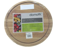 Medinė apvali pjaustymo lenta Woody 24 cm DOMOTTI