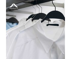 Domoletti RUBBER COATED HANGER LR040 Juodas 2 PCS