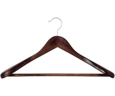 Domoletti WOODEN COAT HANGER LSD001 DARK WOOD