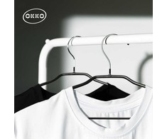 Okko Domoletti PVC DIPPED HANGER LSMD025 Juodas 5PCS