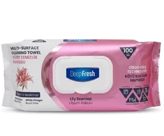 Deep Fresh ColorWay Surf Cleanin wipes Lily Deepfresh 100PCS