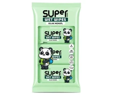 Drėgnos servetėlės SMWW Panda Doyfresh. 8x8 vnt.