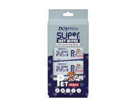 Drėgnos servetėlės SMWW PET Doyfresh. 8x8 vnt.