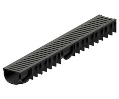 Drenažo latakas su grotelėmis Easyline Aco, A15, 100 cm x 12.5 cm x 9 cm