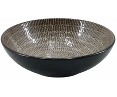 Domoletti BOWL 20.4CM BROWN CHESTNUT NOIR