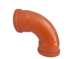 Dvimovė alkūnė lauko kanalizacijai Magnaplast, 110 mm, 87 °