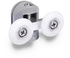 Thema Lux Thema_Lux Dvigubi viršutiniai ratukai dušo kabinai, Ø 23 mm,2 vnt
