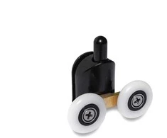 Thema Lux Tiekiami dvigubi apatiniai voleliai 23 mm Juodas 2 vnt.