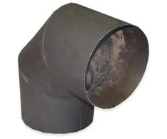 Dūmtraukių alkūnė ABX, 200 mm, 1.5 mm, 90°