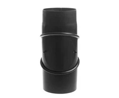 Dūmtraukio alkūnė WADEX, 130 mm, 2 mm, 45 / 90°